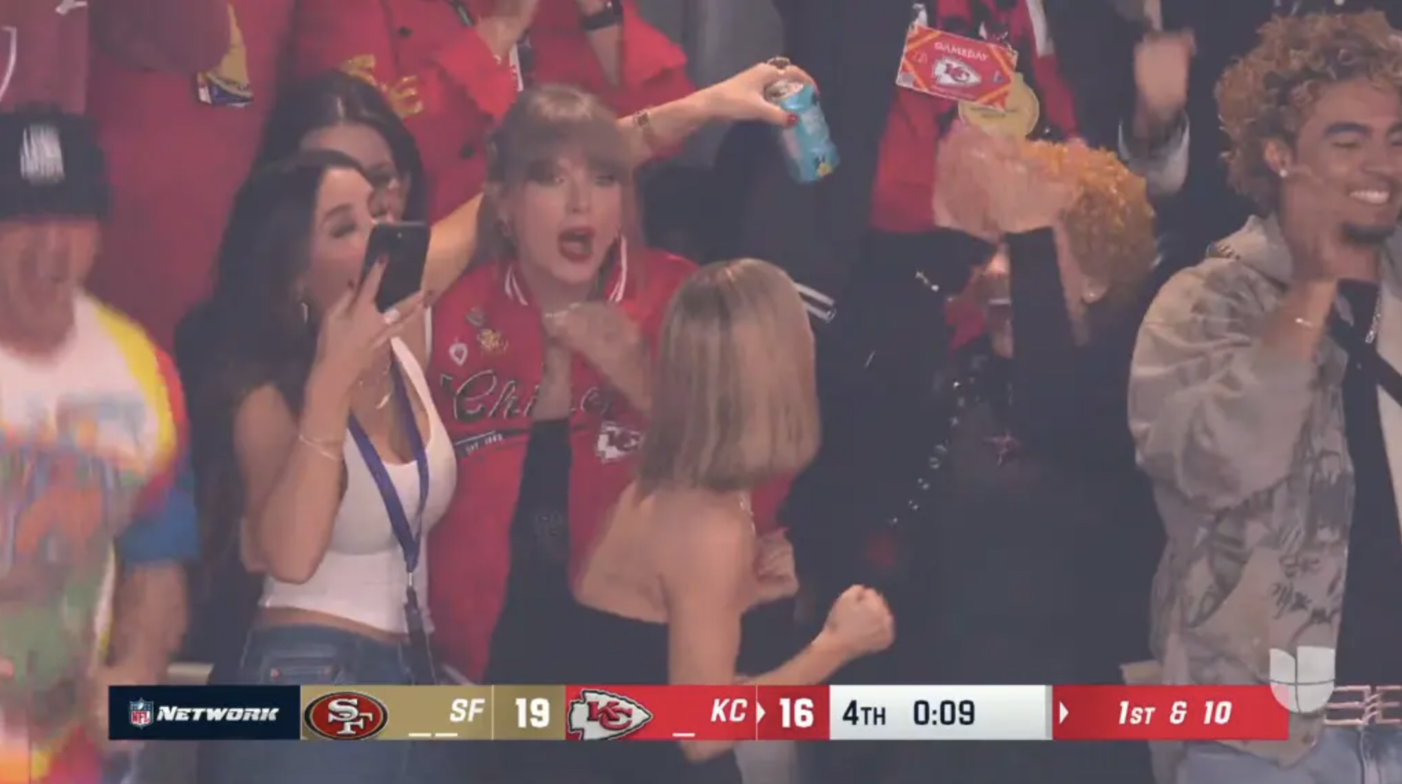 Taylor Swift was shown on screen just 12 times during CBS' Super Bowl coverage