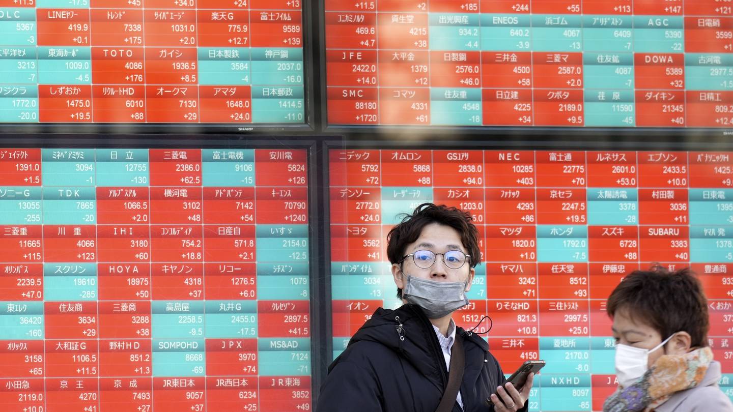 stock-market-today:-world-markets-are-mostly-lower-after-retreat-on-wall-street