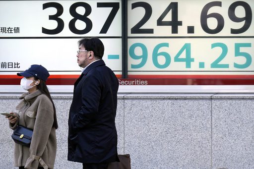 stock-market-today:-asian-shares-mostly-lower,-japan’s-nikkei-225-falls-2.5%
