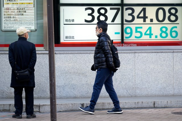 stock-market-today:-asian-shares-mostly-lower,-japan’s-nikkei-225-falls-2.5%