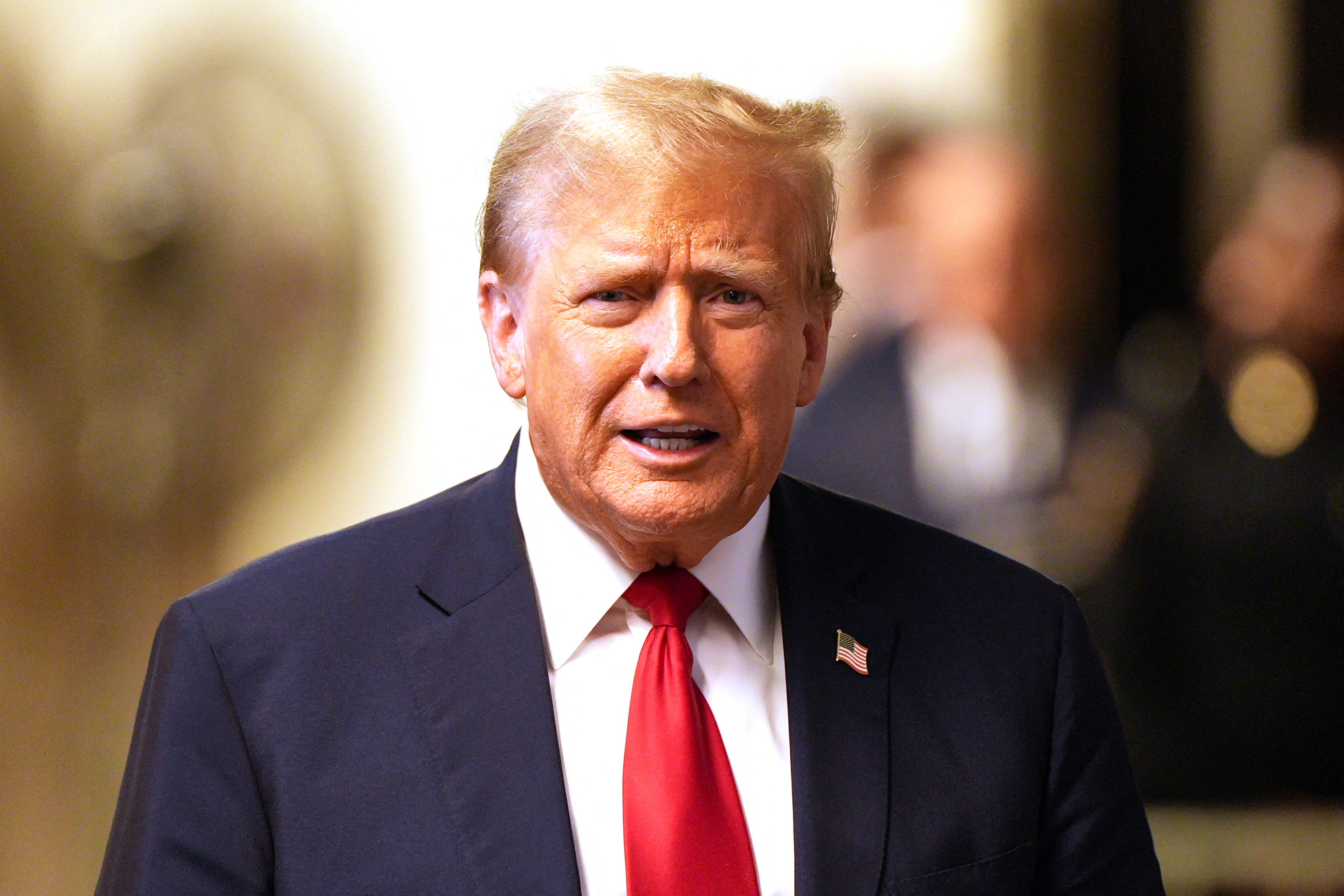 Former U.S. President Trump's criminal trial on charges of falsifying business records continues in New York