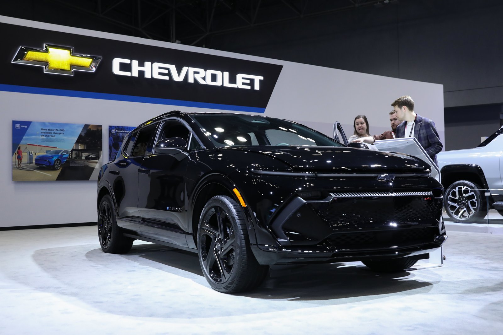 The Chevrolet Equinox EV on display at the New York International Auto Show on March 28, 2024. 