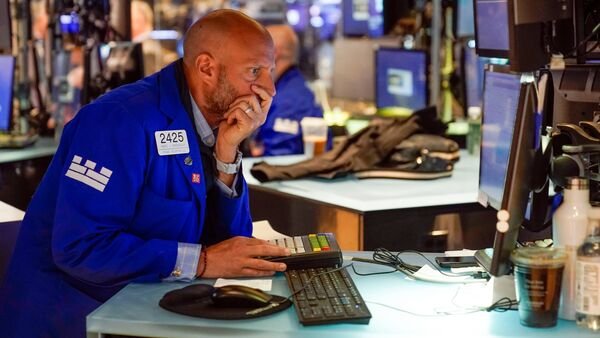 The Indian stock market is experiencing significant volatility, as evidenced by the India VIX index, which surged by over 26 per cent this week. (AP Photo/Seth Wenig) (AP)