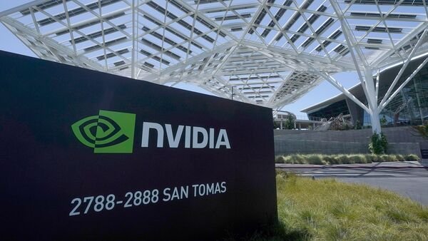 Nvidia’s profits are rising about as fast as its share price. (AP Photo/Jeff Chiu, File) (AP)