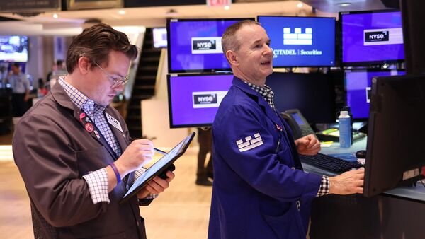 Shares of Microsoft, Alphabet and Meta Platforms fell between 0.3 per cent and 0.6 per cent. Getty Images via AFP