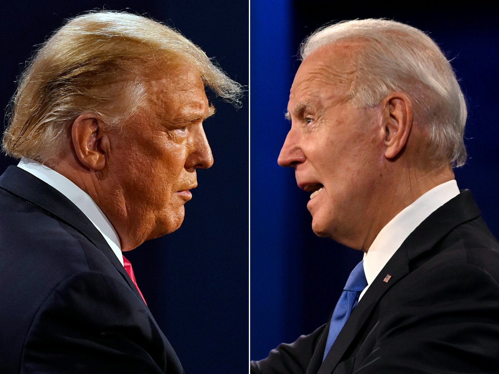 Donald Trump and Joe Biden