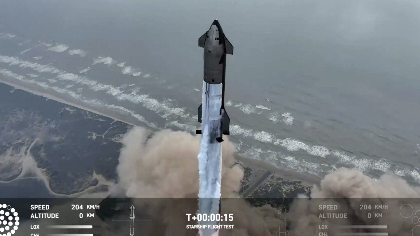 spacex’s-mega-rocket-makes-its-fourth-test-flight-from-texas