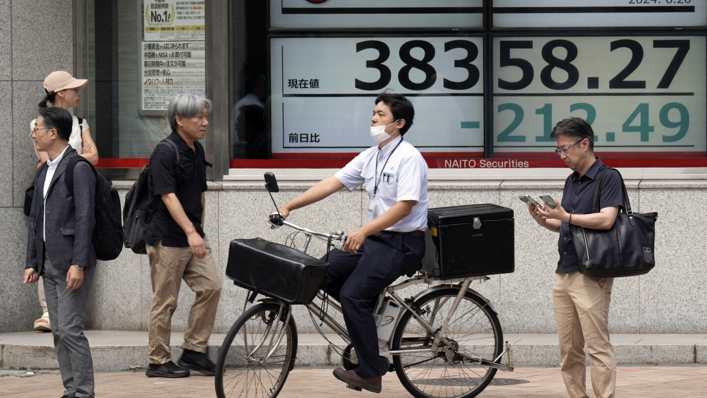 stock-market-today:-asian-stocks-mostly-lower-after-us-markets-were-closed-for-juneteenth