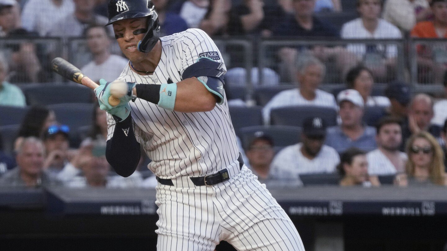 aaron-judge-returns-to-yankees’-lineup-against-orioles,-two-days-after-getting-hit-on-hand-by-pitch