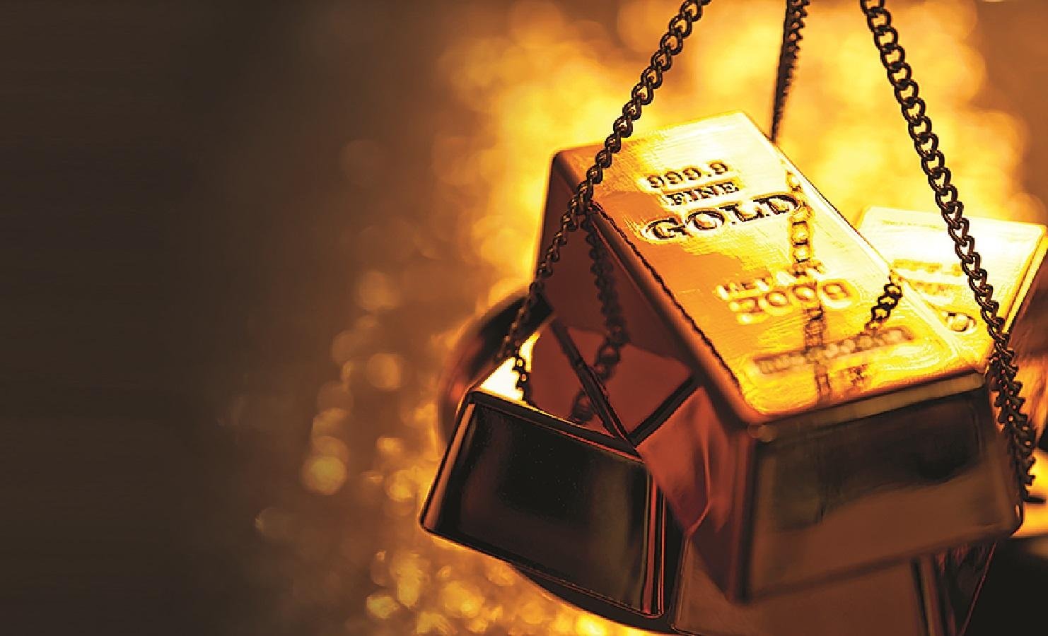 gold price, gold share