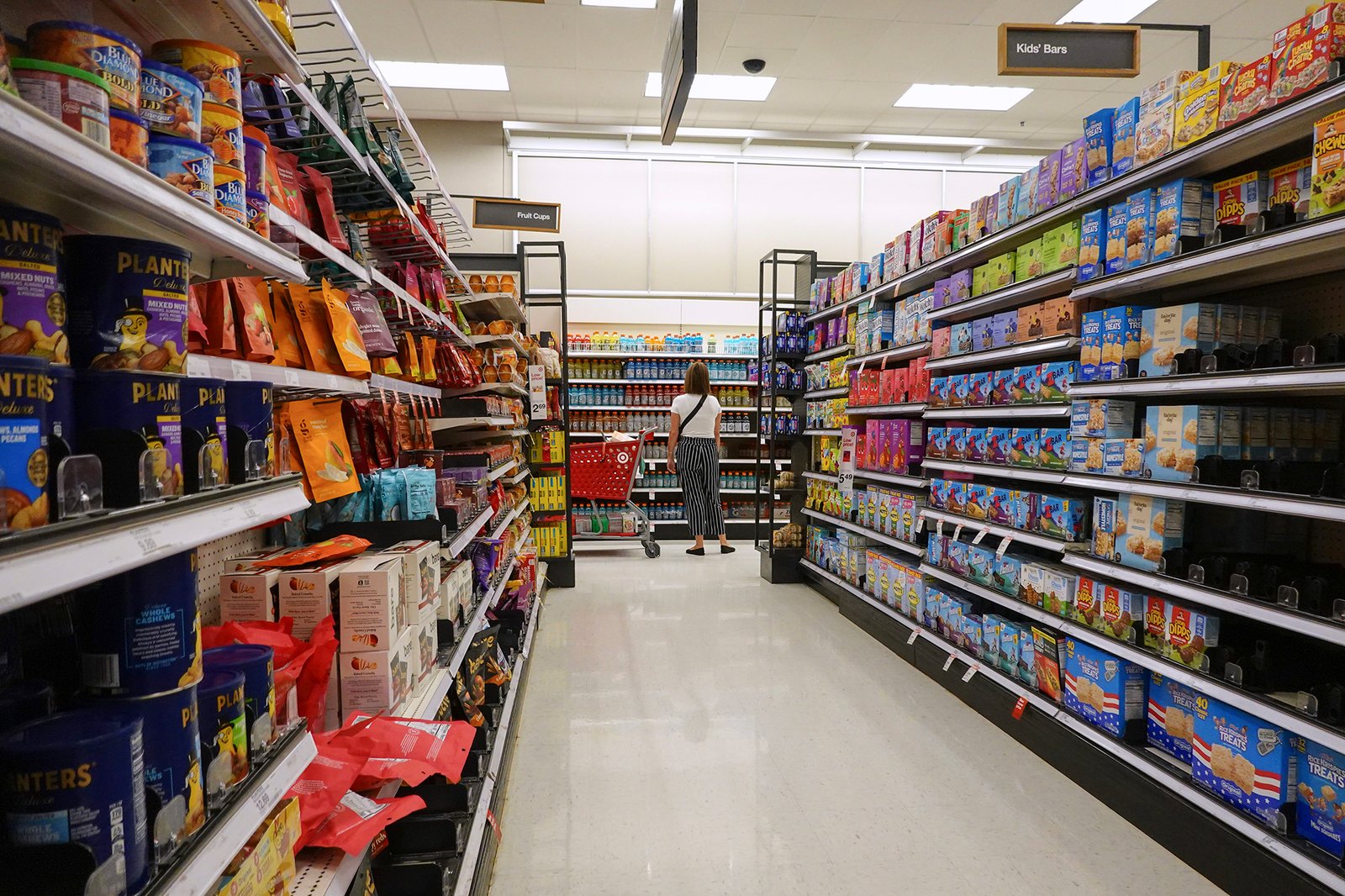 A customer shops at a Target store on May 20 in Miami, Florida. 