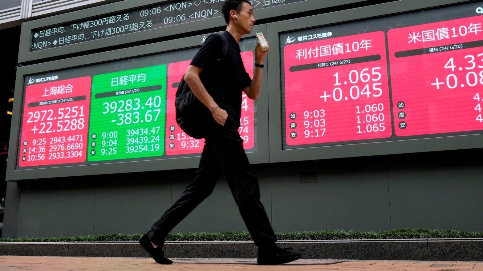 stock-market-today:-asian-stocks-mostly-fall,-euro-drop-on-french-election-outcome