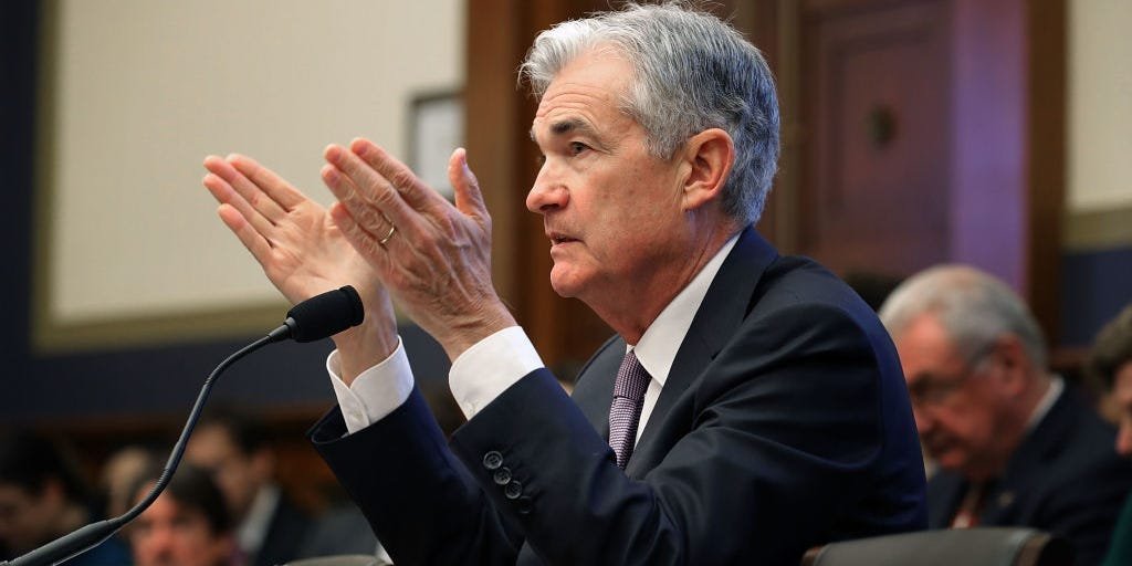 stock-market-today:-indexes-hover-near-records-ahead-of-fed-chair-powell’s-testimony