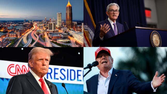 Image for article titled Nvidia drives the market, stocks hit records, Trump talks Bitcoin: Markets news roundup