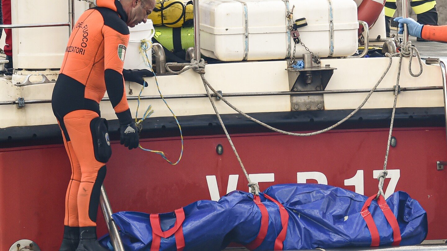 rescuers-recover-fifth-body-from-sunken-superyacht-off-sicily;-1-still-missing