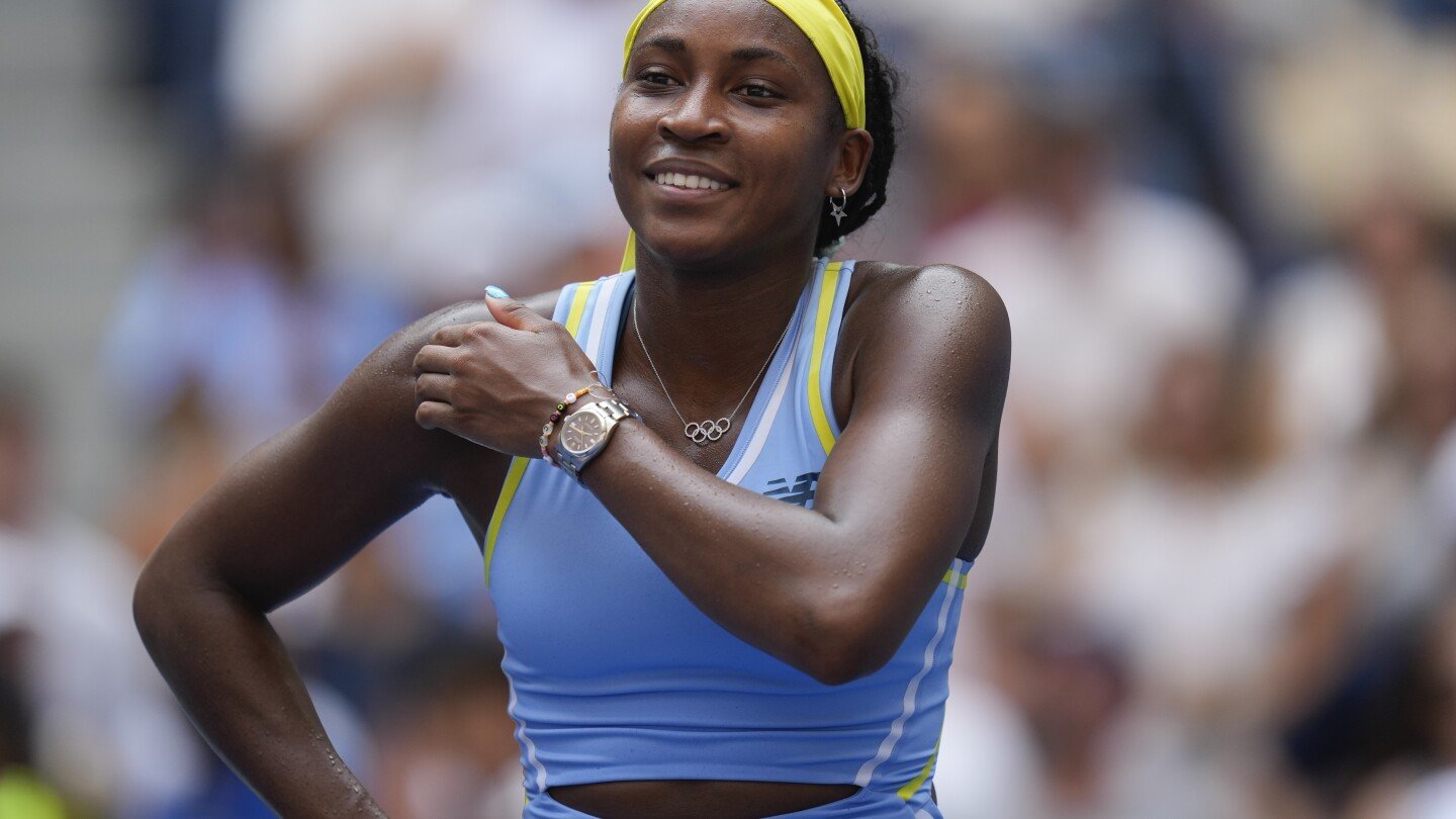 us-open-2024:-the-year’s-last-grand-slam-tennis-tournament-has-started.-gauff-is-on-the-schedule