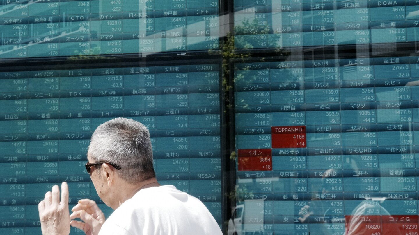 asian-stocks-mixed-amid-weak-china-data-after-wall-street-closes-the-best-week-of-2024