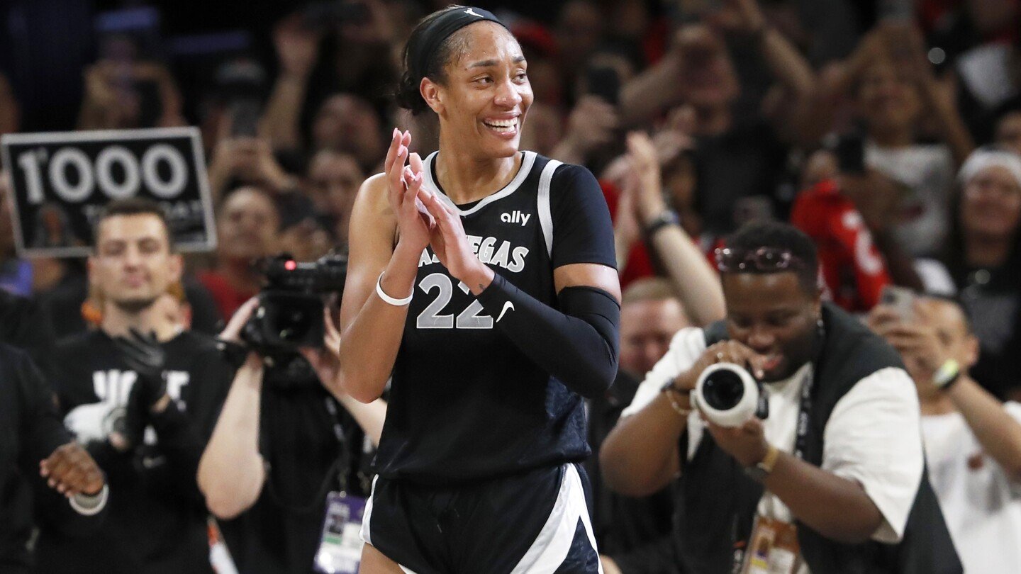 las-vegas-star-a’ja-wilson-is-unanimous-choice-as-wnba-mvp,-winning-the-award-for-the-third-time
