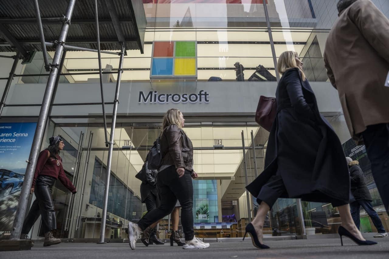 In early June, Microsoft had a roughly 22% weight in the SPDR fund. Photo: Victor J. Blue/Bloomberg News
