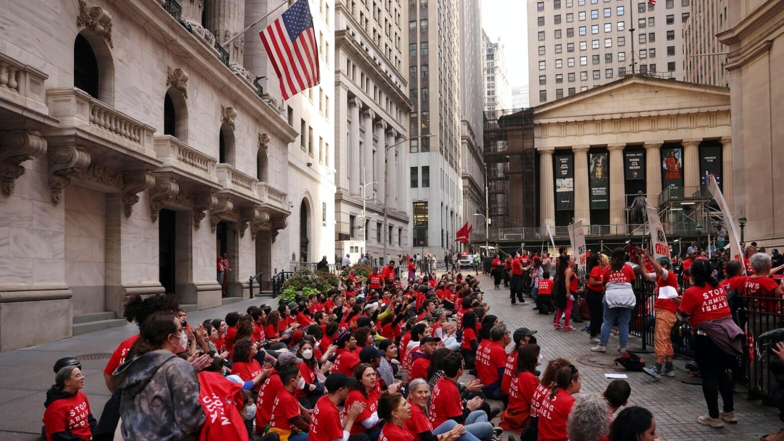 dozens-of-pro-palestinian-protesters-arrested-outside-new-york-stock-exchange