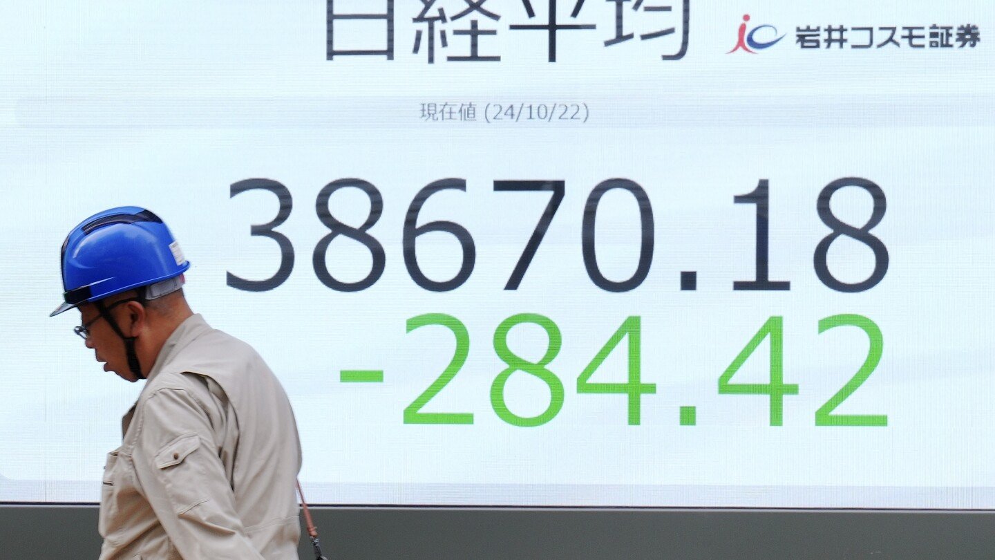 stock-market-today:-asian-shares-fall-after-wall-street-pulls-back-from-its-records