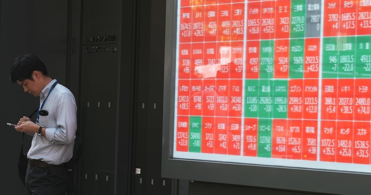 stock-market-today:-asia-shares-decline-as-investors-await-earnings,-us-elections-and-economic-data