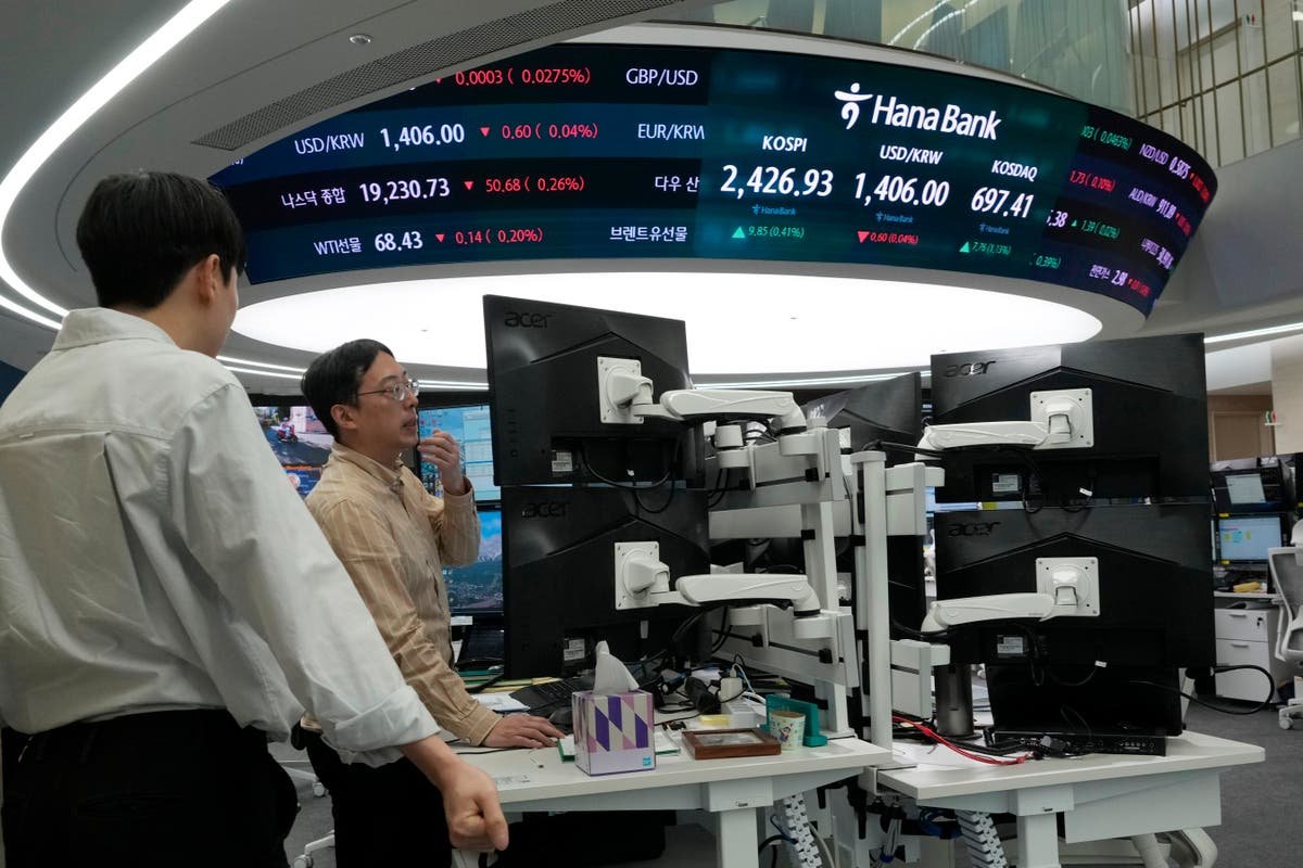 stock-market-today:-asian-shares-meander,-tracking-wall-street’s-mixed-finish-as-dollar-surges