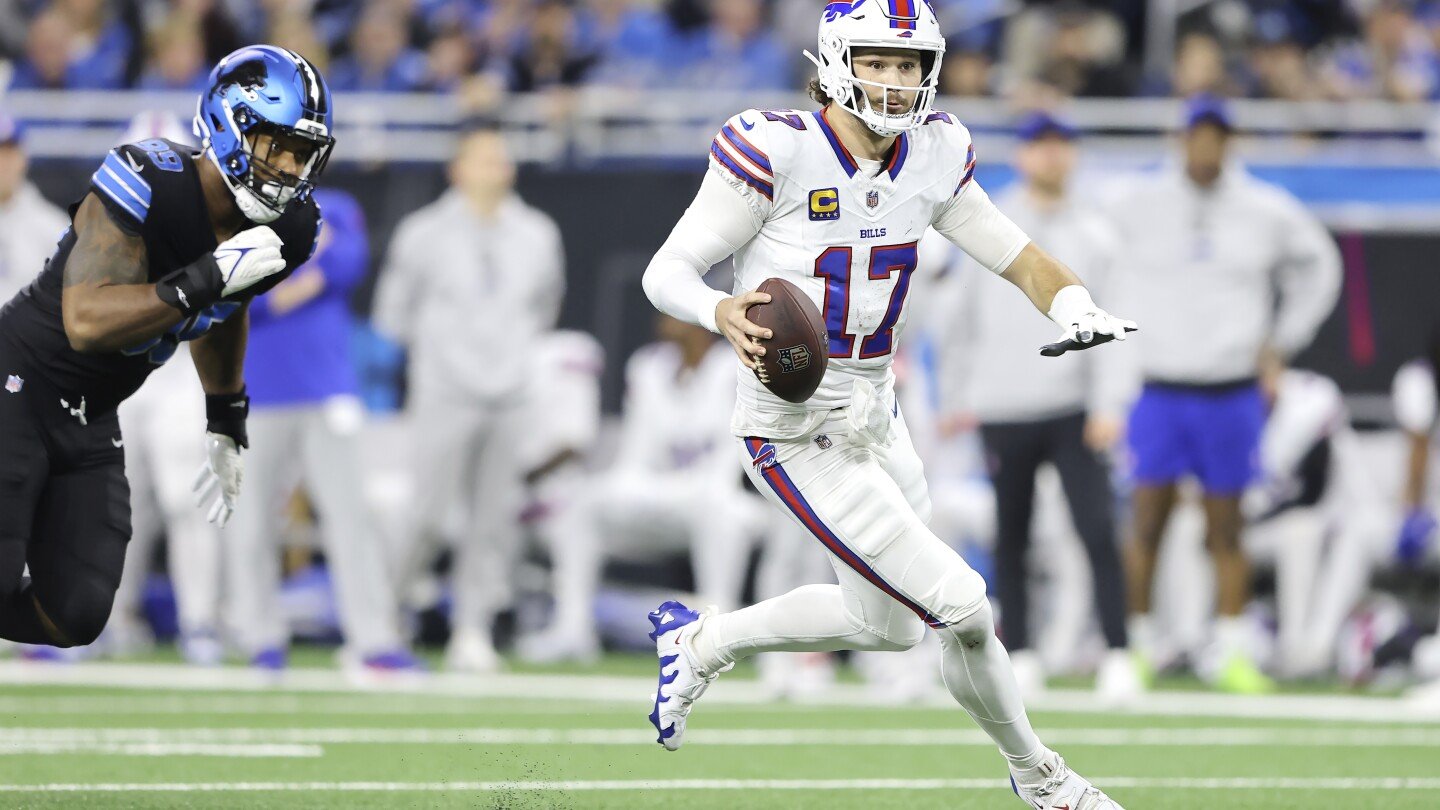 allen-throws-for-2-tds,-runs-for-2-scores-to-lift-bills-to-48-42-win-that-snaps-lions’-streak