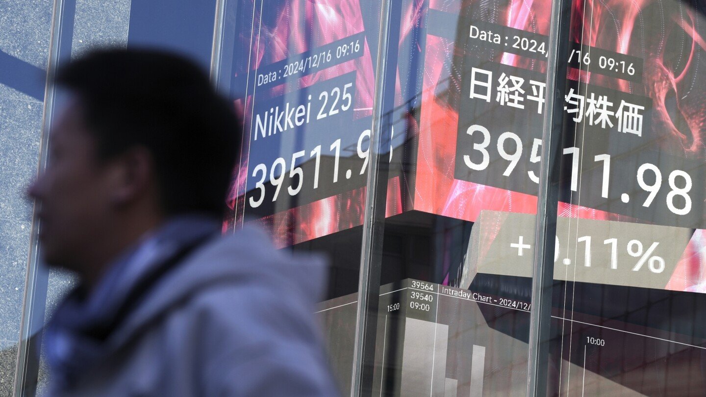 stock-market-today:-asian-shares-are-mixed-after-nasdaq-sets-a-record-ahead-of-fed-meeting