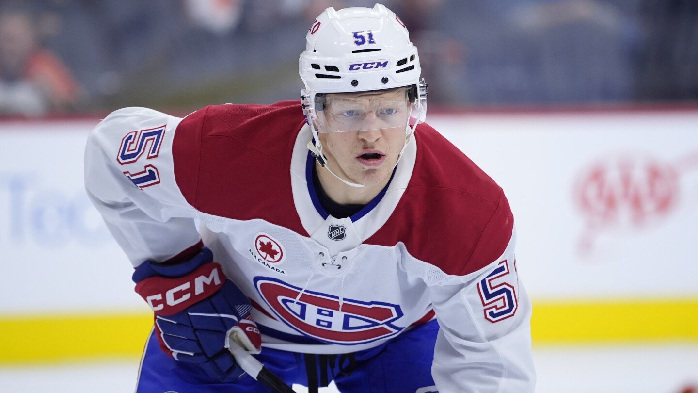 canadiens’-emil-heineman-is-out-3-4-weeks-after-getting-hit-by-a-car-while-walking-in-salt-lake-city