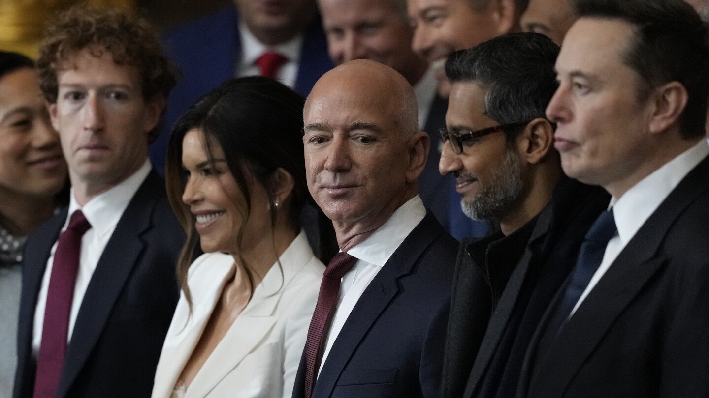 trump,-a-populist-president,-is-flanked-by-tech-billionaires-at-his-inauguration
