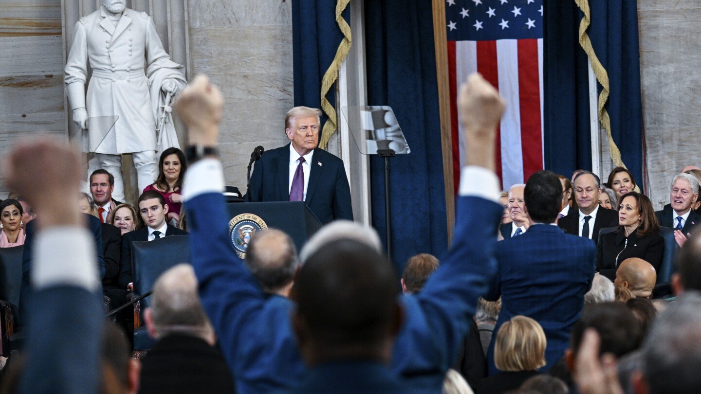 trump,-in-his-inaugural-address,-rips-into-the-country’s-past-leaders-and-makes-sweeping-promises