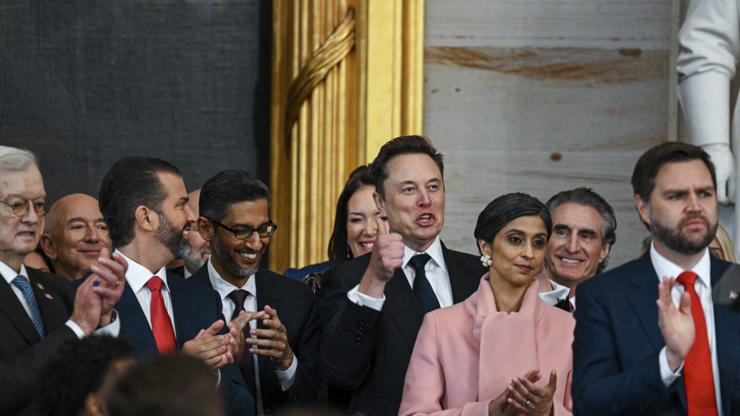 elon-musk’s-prominence-during-inauguration-ceremonies-stamps-tech-titan’s-place-in-trump’s-orbit