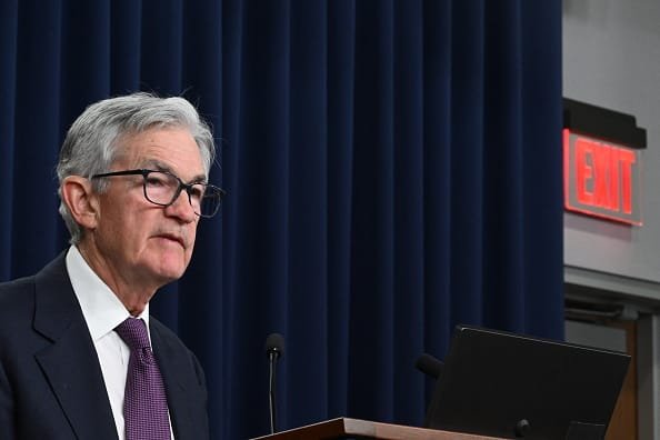 US Federal Reserve Chairman Jerome Powell speaks at a press conference after the Monetary Policy Committee meeting in Washington, DC, on December 18, 2024. 