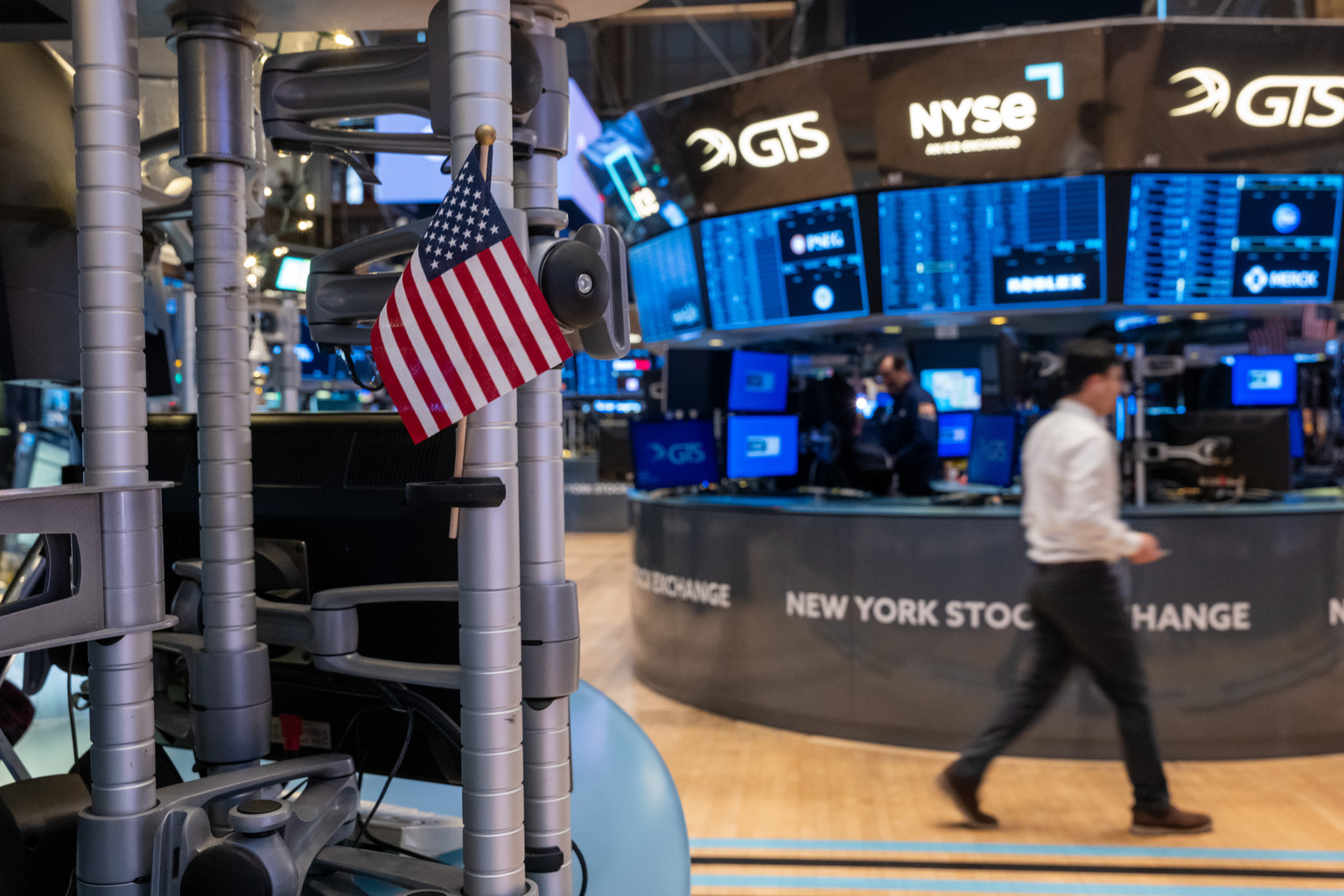 New York Stock Exchange Opens For First Day Of Trading In 2025