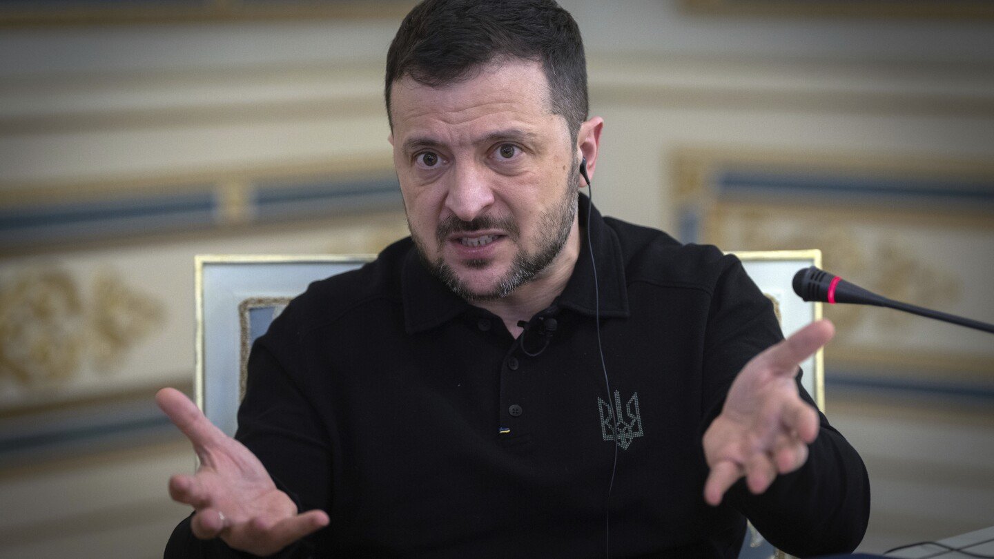 ap-interview:-zelenskyy-says-excluding-ukraine-from-us-russia-talks-about-war-is-‘very-dangerous’