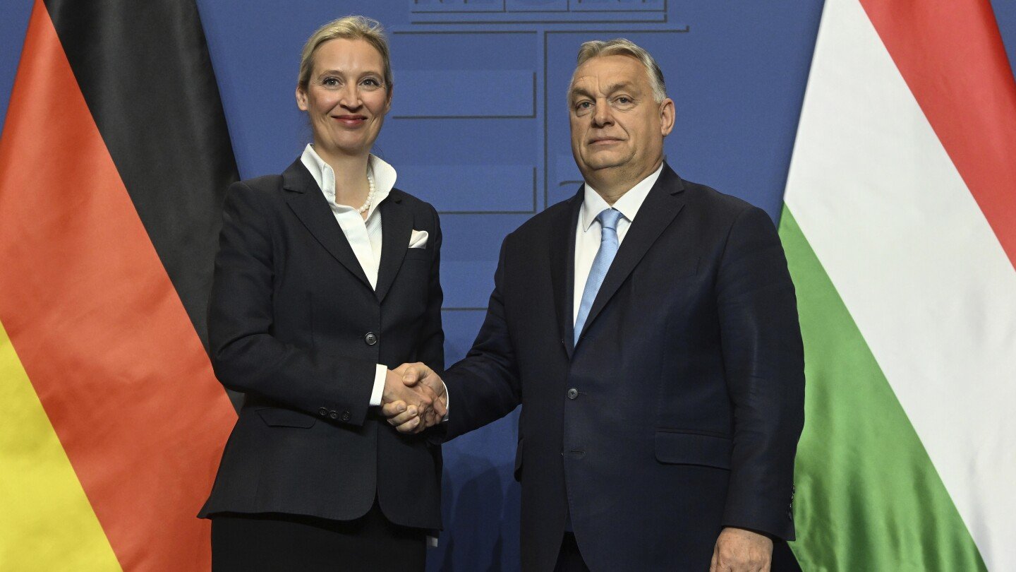 hungary’s-orban-meets-head-of-far-right-german-party-afd,-calling-her-‘the-future-of-germany’
