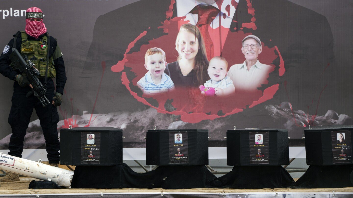israel-grieves-as-hamas-turns-over-the-remains-said-to-be-of-a-mother-and-her-2-young-children