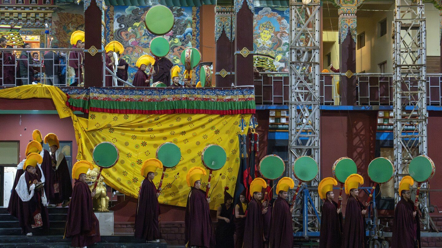 ap-photos:-wrathful-deities-are-invoked-in-a-tibetan-buddhist-dance-in-a-monastery-in-north-india
