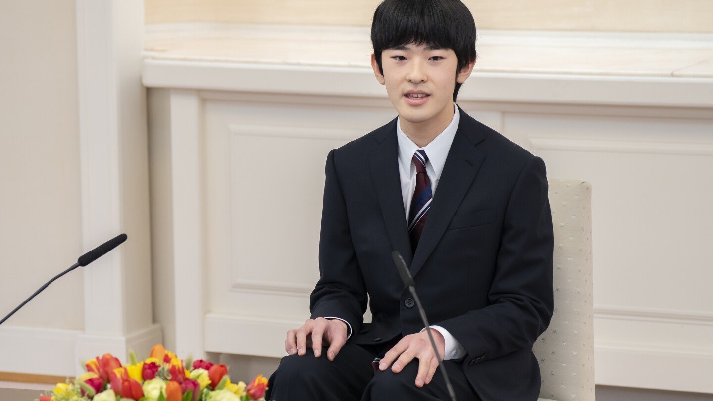 japan’s-prince,-the-second-in-line-to-the-throne,-holds-a-debut-news-conference