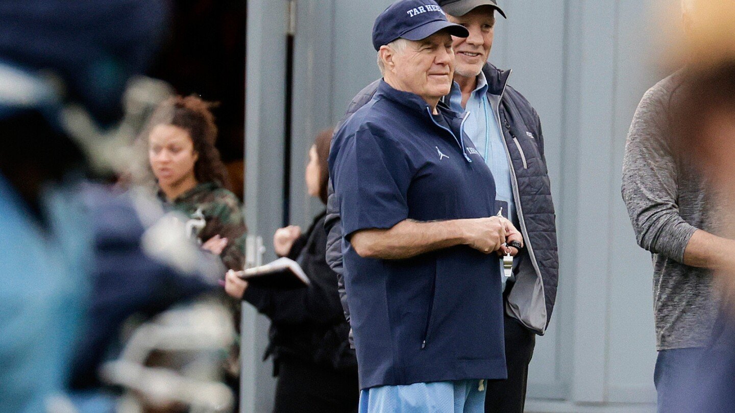 nfl-legend-bill-belichick-is-coaching-practices-again.-only-now-he’s-a-college-rookie-at-unc