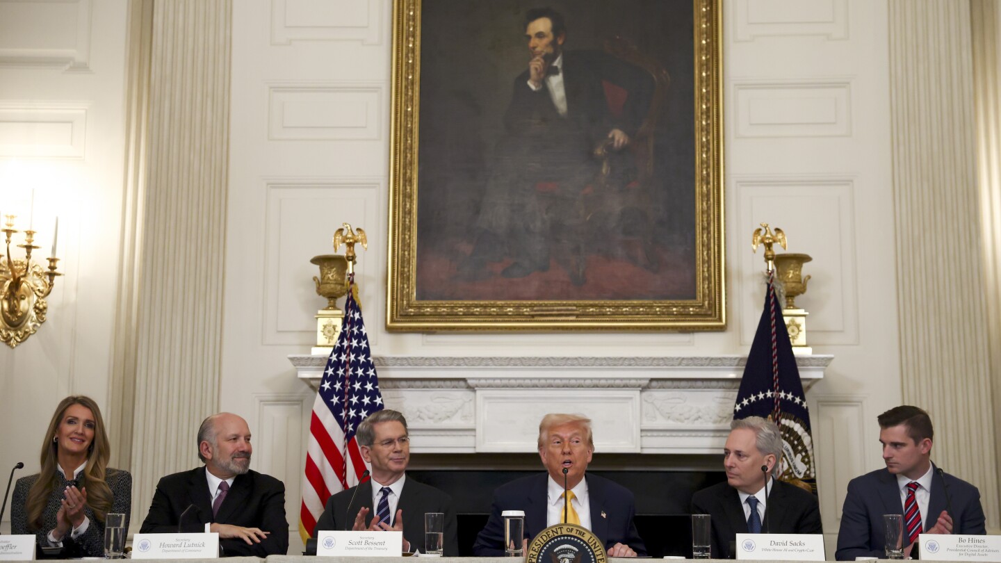 trump-tells-crypto-leaders-at-white-house-summit-he’s-committed-to-helping-their-industry