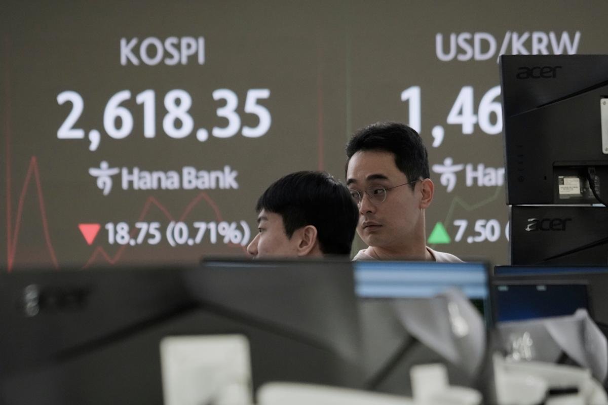 stock-market-today:-asian-shares-are-mixed-after-wall-st-edges-lower-on-us-policy-uncertainty