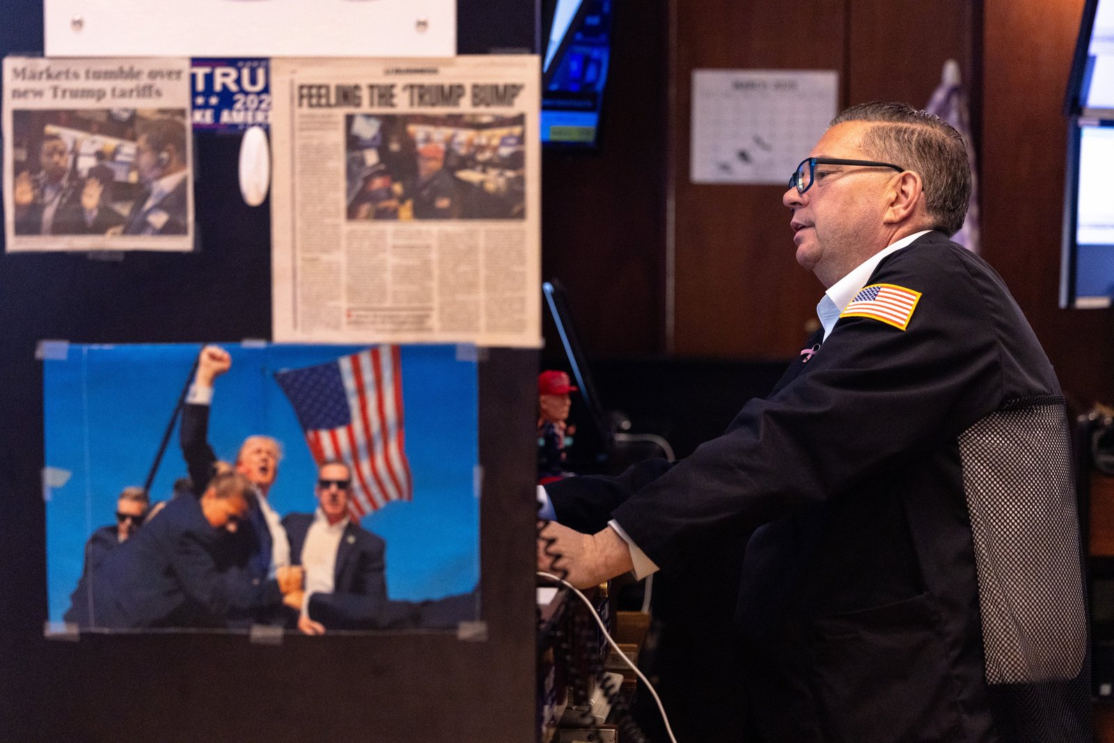 The Dow Jones took a slide to start Monday as investors worry over the impact of Trump’s tariffs on other nations that are set to begin this week