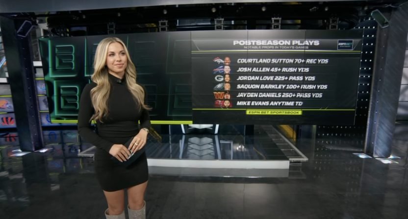 ESPN is experimenting with in-game betting analysis by introducing Erin Dolan as a full-time remote analyst for its UFL broadcasts.