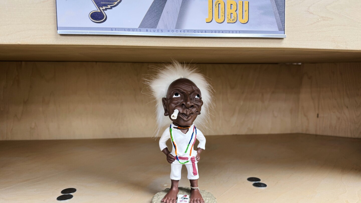 meet-jobu,-the-good-luck-charm-behind-the-st.-louis-blues’-late-season-run-to-the-playoffs
