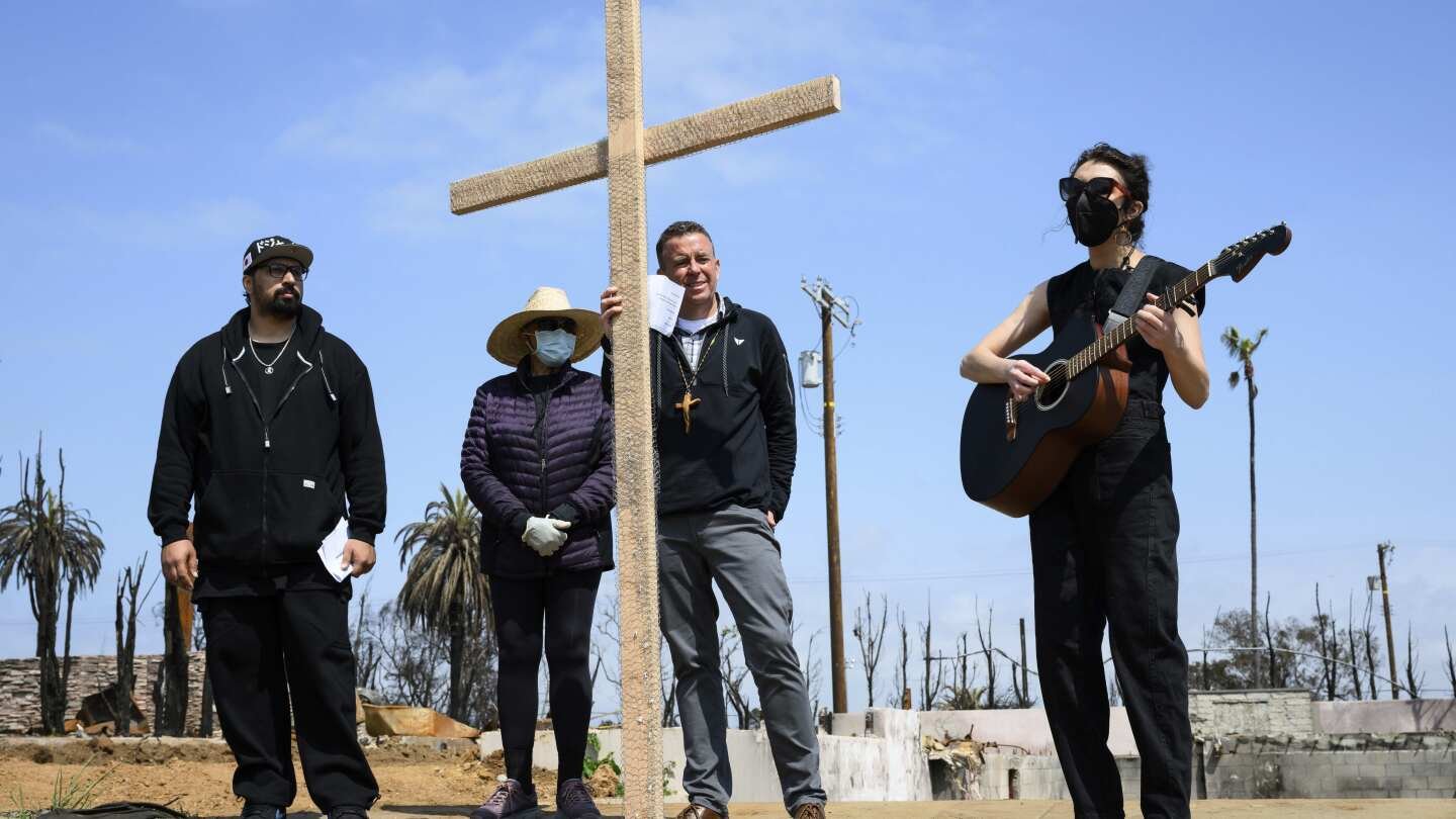 members-of-burned-la-church-bear-a-cross-through-their-devastated-neighborhood-to-mark-good-friday