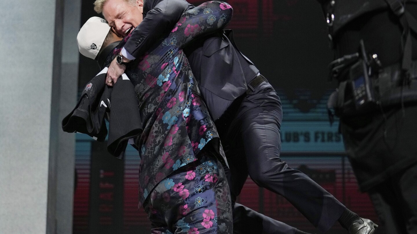 nfl-commissioner-roger-goodell-is-ready-for-more-celebratory-hugs-that-can-turn-into-heavy-lifting