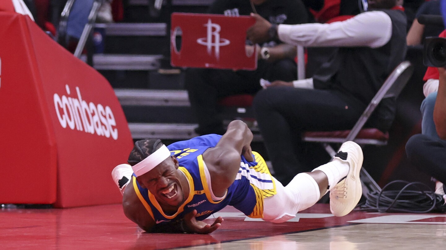 jimmy-butler-questionable-for-game-3-of-warriors’-first-round-series-against-rockets