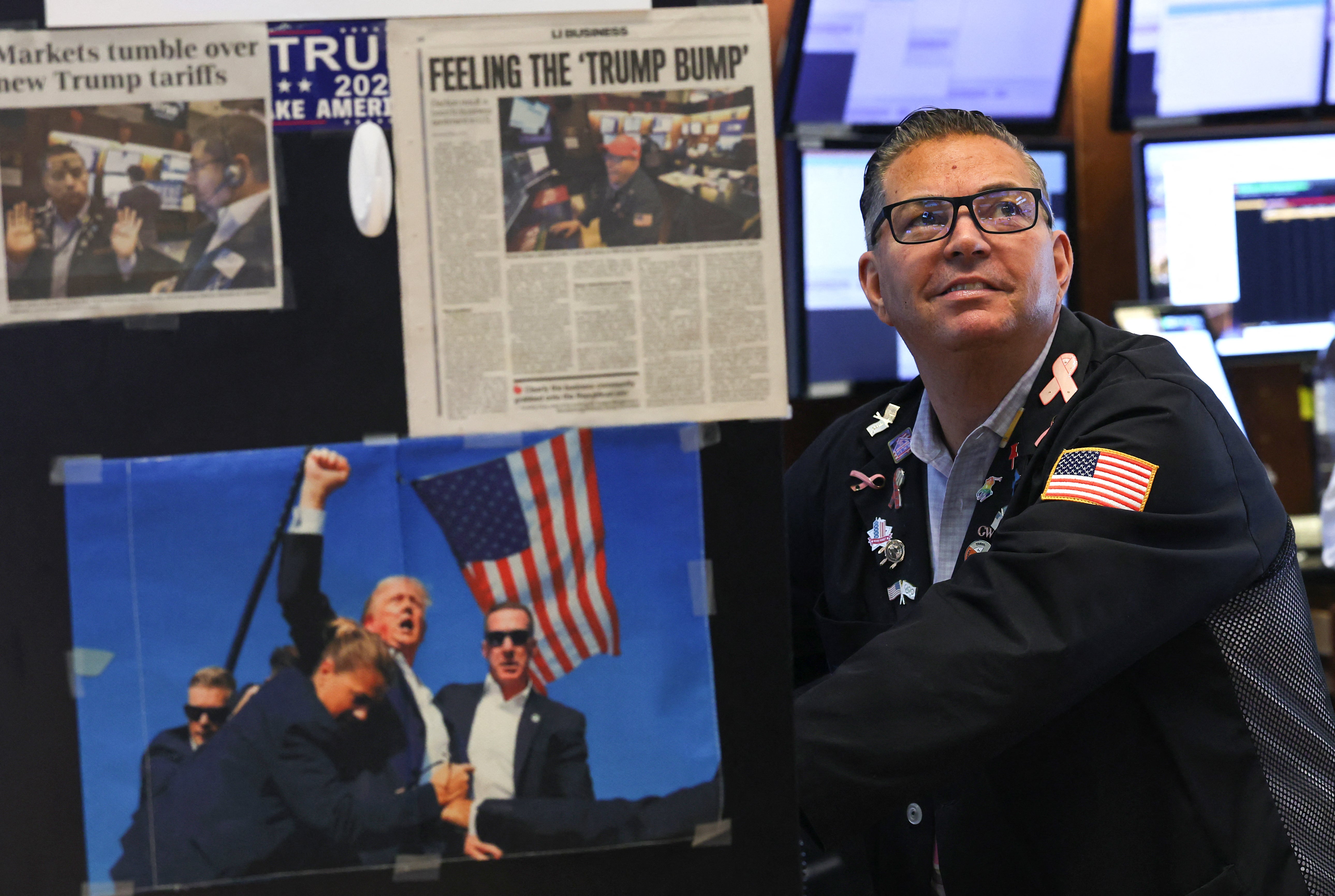 The U.S. stock markets saw massive gains after President Donald Trump announces plans to pause his tariff plan